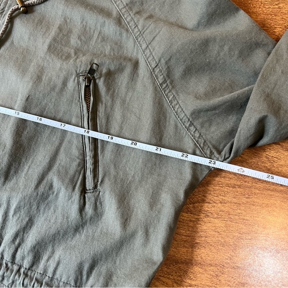 Forever 21 Army Green Hoodie Zipped Up front long sleeve Jacket size S - Picture 7 of 11